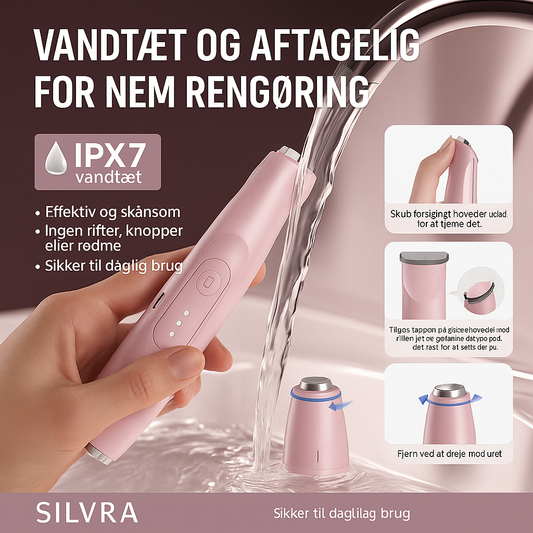 SILVRA 2-i-1 Intimtrimmer til Bikiniområdet – Blid, Præcis og Smertefri